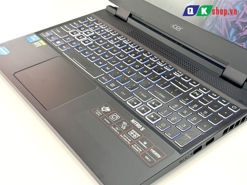 Laptop Gaming Acer Nitro 5 Tiger AN515 58 52SP Core i5 - 12500H / Ram 8GB / SSD 512GB PCIE / 15.6 FHD 144Hz /  VGA 4GB RTX3050
