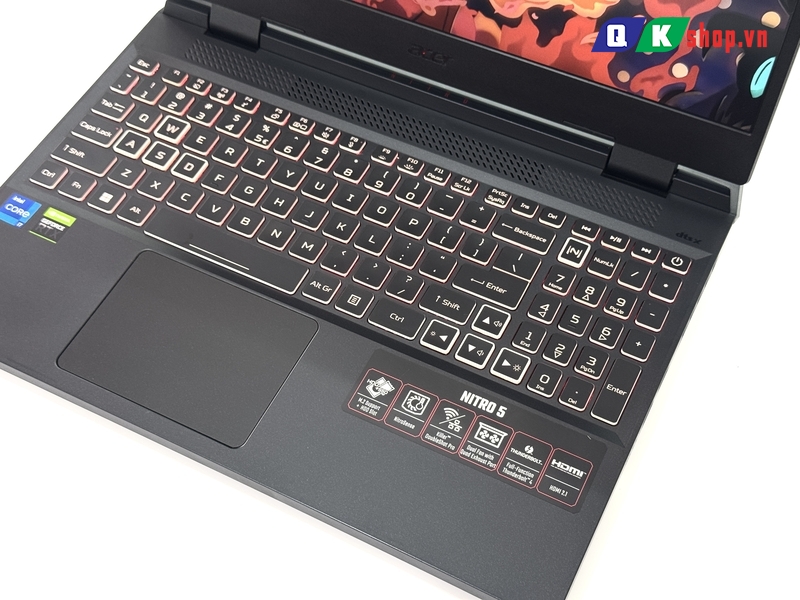 Laptop Gaming Acer Nitro 5 Tiger AN515-58-769J Core i7-12700H / Ram 16GB / SSD 512GB / 15.6 inch FHD / RTX 3050 4GB