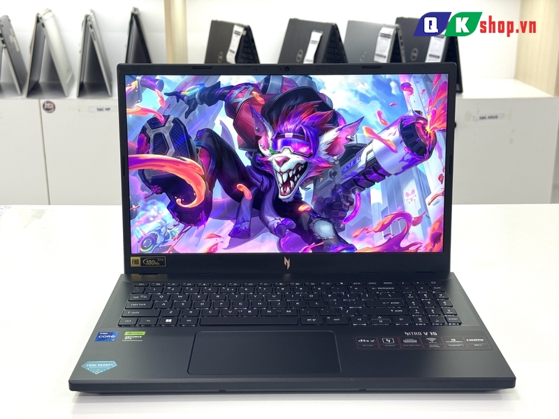 Laptop Gaming Acer Nitro V 15 ProPanel ANV15-51-73BT - Core I7 - 13620H / Ram 16GB / SSD 512GB PCIE / 15.6 FHD 180HZ / VGA 4GB RTX2050