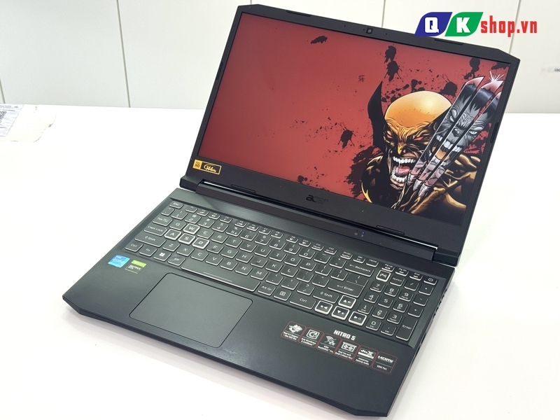 Laptop Gaming Nitro 5  AN515-57 Core I5-11400H / Ram 8GB / SSD 512GB PCIE / 15.6 IPS 144Hz / RTX 1650 - 4GB