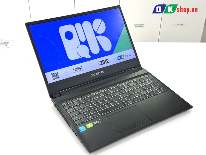 Laptop Gigabyte G5 GD  Core I5-11400H / RAM 16GB / SSD 512GB PCIE / 15.6 FHD 144HZ / VGA 4GB RTX3050