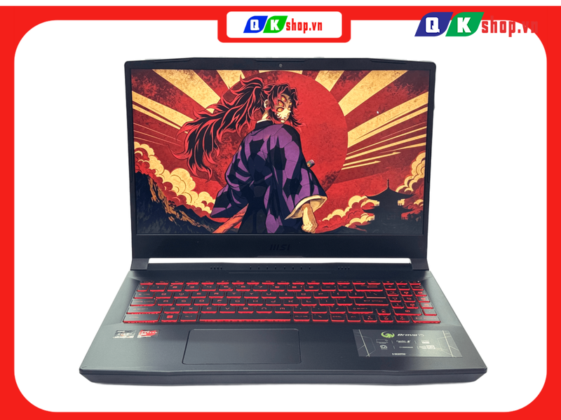 Laptop MSI Gaming Bravo 15 B5DD - 279VN - Ryzen 5 - 5600H / Ram 8GB / SSD 512GB PCIE / 15.6" FHD IPS / VGA 4GB RX5500M