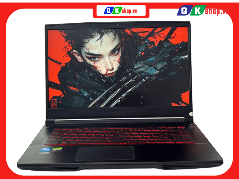 Laptop MSI Gaming GF63 Thin 12VE Core i5 12450H / Ram 16GB / SSD 512GB / 15.6″FHD 144Hz / RTX4050 6GB