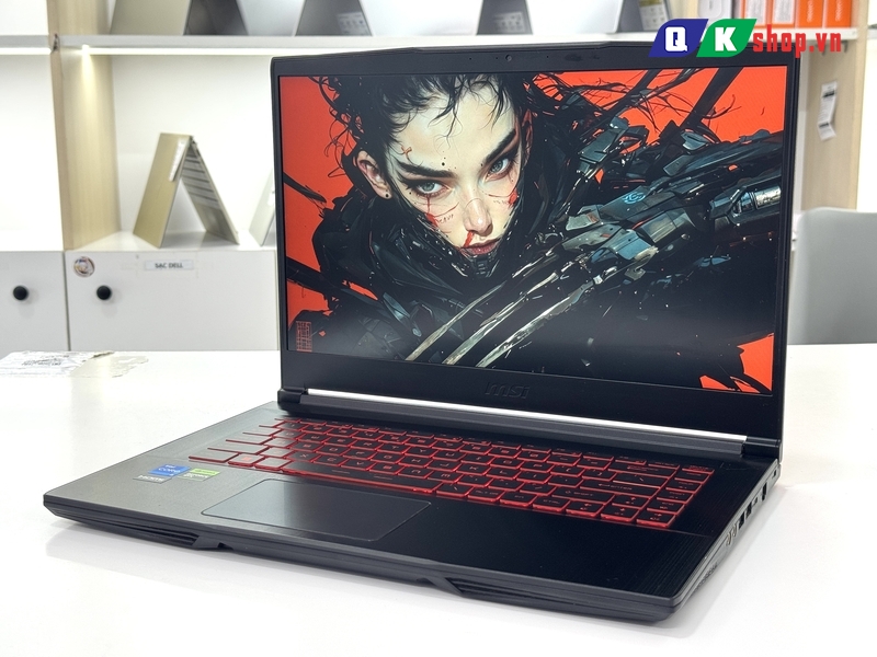 Laptop MSI Gaming GF63 Thin 12VE Core i5 12450H / Ram 16GB / SSD 512GB / 15.6″FHD 144Hz / RTX4050 6GB