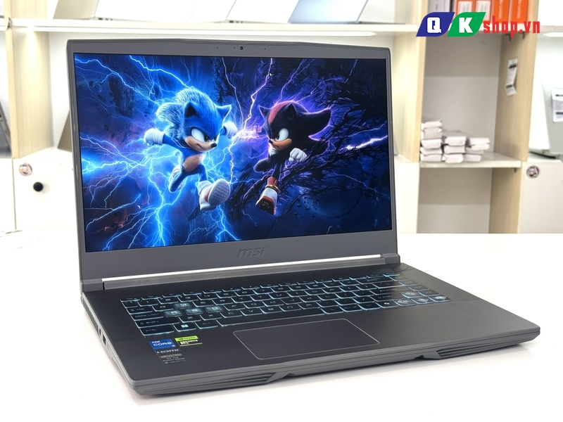 Laptop MSI Gaming Thin 15 B12UCX-1416VN Core  I5-12450H / Ram 16GB / SSD 512GB / 15.6 FHD 144Hz / VGA 4GB RTX3050