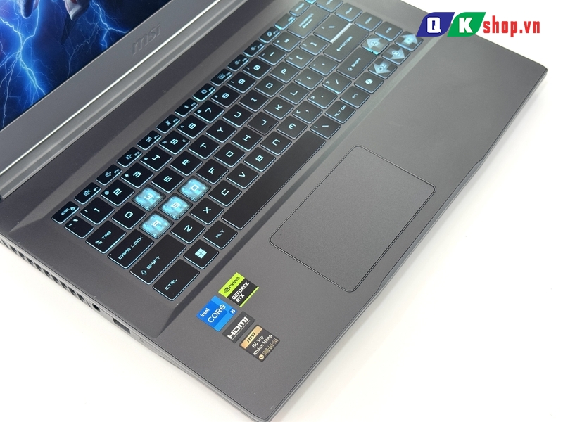 Laptop MSI Gaming Thin 15 B12UCX-1416VN Core  I5-12450H / Ram 16GB / SSD 512GB / 15.6 FHD 144Hz / VGA 4GB RTX3050