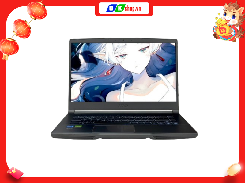 Laptop MSI Gaming Thin 15 B12UCX-1419VN Core i5-12450H / Ram 8GB / 512GB PCIE  / 15.6 FHD 144Hz/ VGA 4GB RTX2050