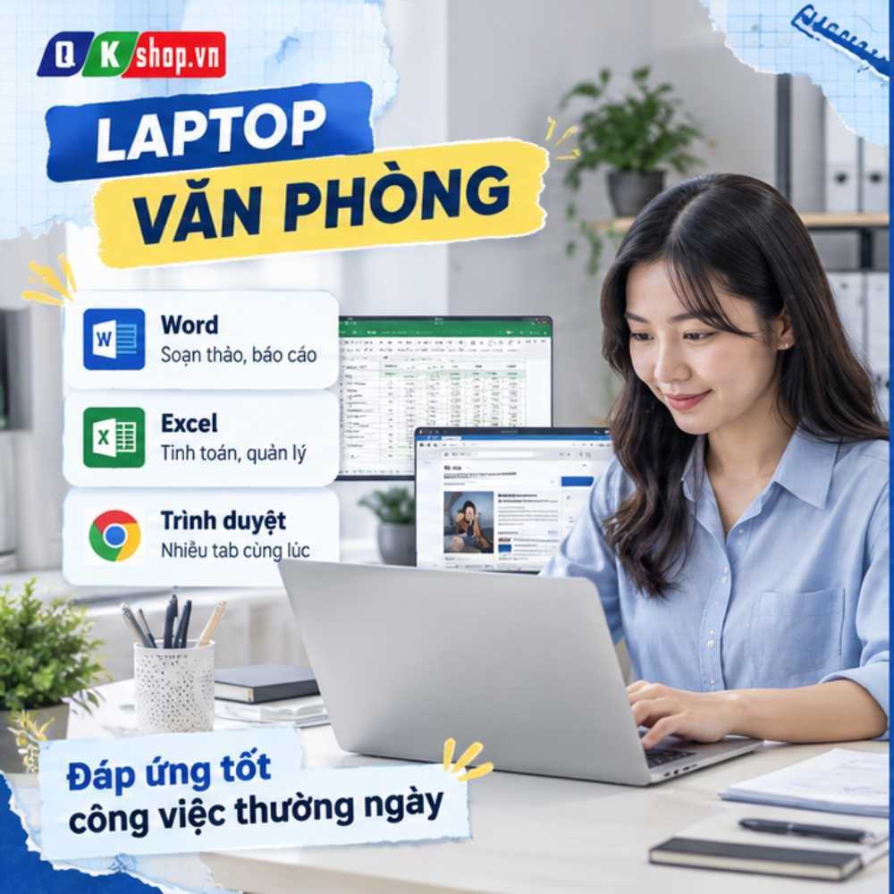 Mua laptop văn phòng Cần Thơ chất lượng