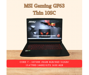 MSI Gaming GF63 Thin 10SC i7 10750H /Ram 8GB/SSD 512GB/15.6