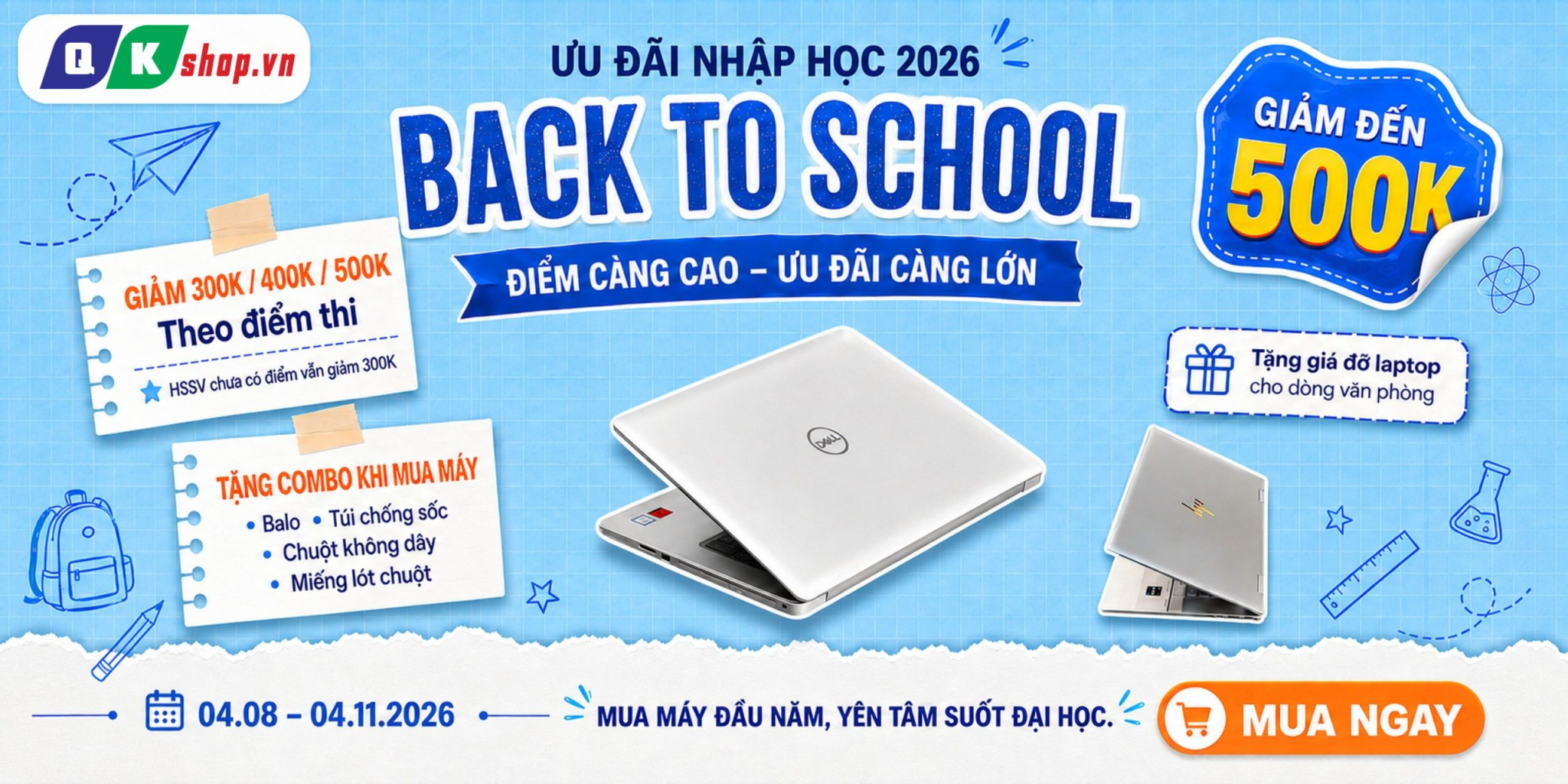 LAPTOP CŨ CẦN THƠ - QKSHOP